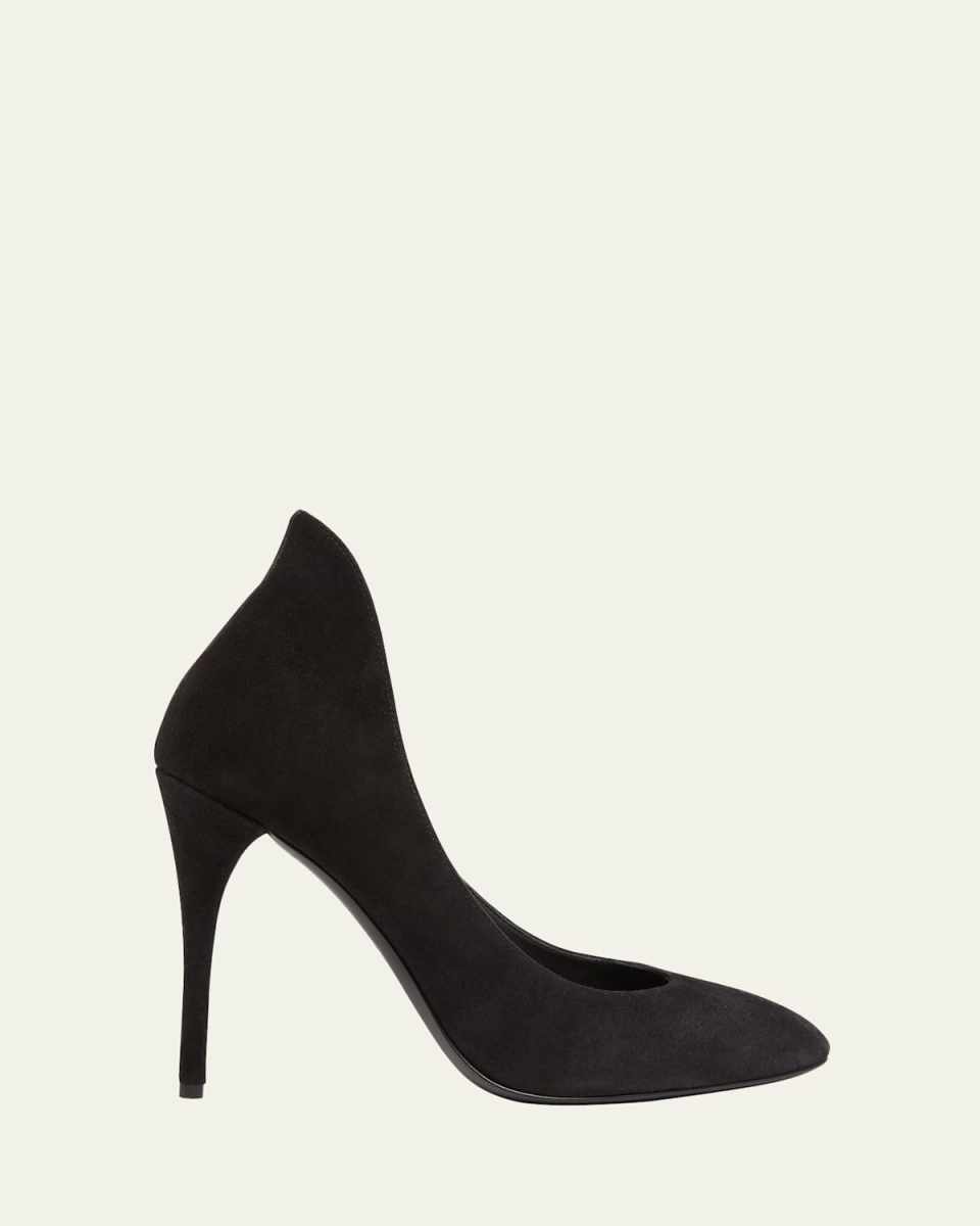 Suede Pumps